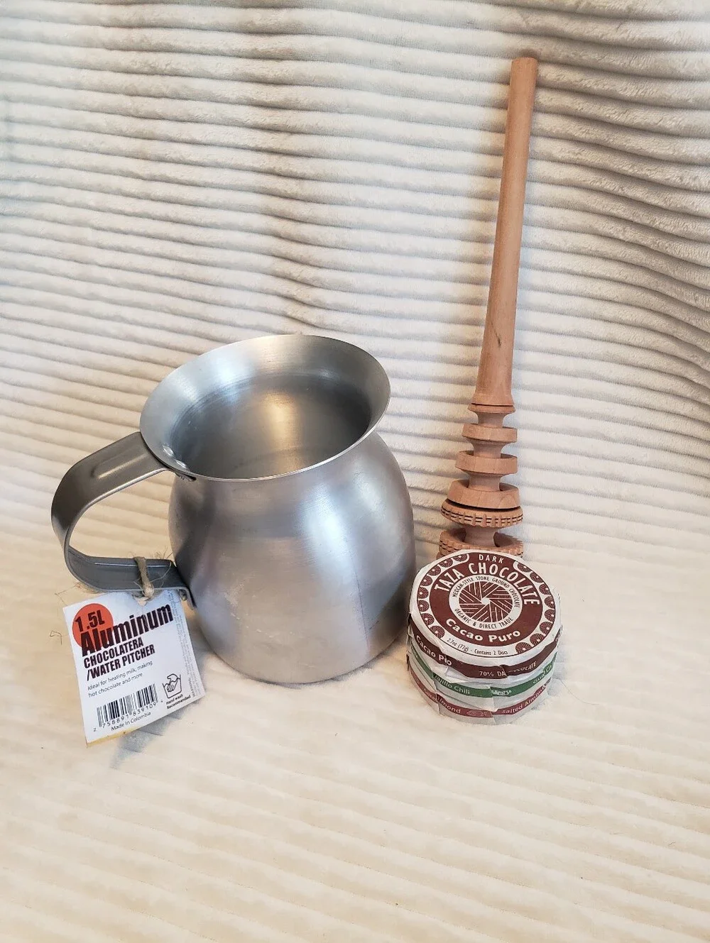 Aluminum Chocolate Authentic Mexican Hot Cocoa Gift Set,